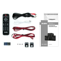 Boxe 2.1 SVEN MS-2250 / 80W RMS / Bluetooth / FM-tuner / USB / SD card / Black 4