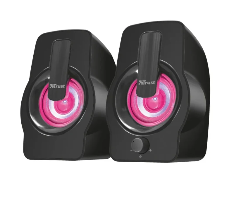 Boxe 2.0 Trust Gemi RGB Black / 12W / 3,5 AUX / USB power 3