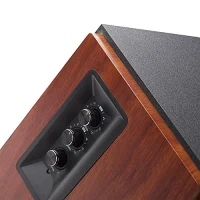Boxe Edifier R1700BTs Brown / 66W RMS /  Bluetooth 5.0 with Qualcomm aptX / Audio in: 2x RCA / optical / coaxial / AUX / remote control / wooden / (4”+3/4') 3