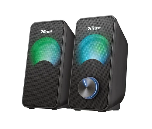 Boxe 2.0 Trust Arys RGB Compact Black / 12W / 3,5 AUX / USB power