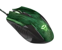 Trust Gaming GXT 781 Rixa Camo Mouse & Mouse Pad, 800 - 3200 dpi, 6 Responsive buttons, LED illumination with breathing effect in 4 colours, 1,8 m USB, Camouflage 4