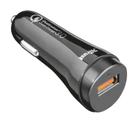USB Car Charger - Trust Ultra-Fast (18W) USB Car Charger with QC3.0 and auto-detect, Output: QC3.0 mode with 5V/3A – 9V/2A – 12V/1.5A and auto-detect mode with 5V/2.4A 2
