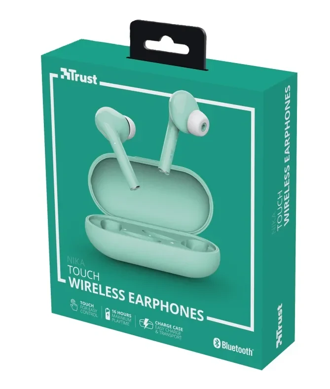 Casti Trust Nika Touch  Bluetooth / Turquoise 6