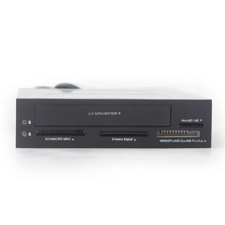 Card Reader Gembird FDI2-ALLIN1-03, Internal USB card reader/writer with SATA port, black 4
