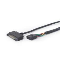 Card Reader Gembird FDI2-ALLIN1-03, Internal USB card reader/writer with SATA port, black 3