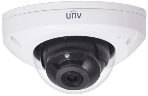 UNV IPC314SR-DVPF36, Prime-II DOME 4Mp, 1/3", Fixed lens 3.6mm, IR up to 30m, 2592*1520: 20fps; 2560*1440: 25fps, Ultra 265/H.264/MJPEG, MicroSD, Corridor mode, Mic,  Audio 1/1, WDR 120db, LightHunter, IP67&IK10, Triple streams, 3-Axis, DC12V/PoE