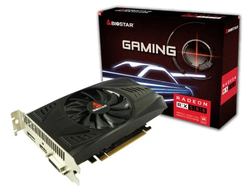 BIOSTAR Gaming Radeon™ RX 560  /  4GB GDDR5 128Bit 1275/6000Mhz, 1xDVI-D, 1xHDMI, 1xDP, Single Fan, AMD XConnect and HDR Ready, DX12&Vulcan, Retail (VA5615RF41)