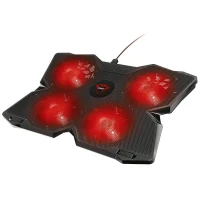 Trust Gaming GXT 278 Yozu, 17.4” Gaming laptop cooling stand with 4 speed-adjustable, illuminated fans and robust housing, Black 2