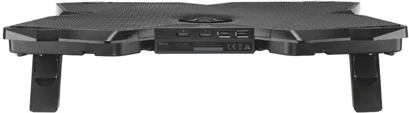 Trust Gaming GXT 278 Yozu, 17.4” Gaming laptop cooling stand with 4 speed-adjustable, illuminated fans and robust housing, Black 3
