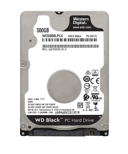 2.5" HDD Western Digital WD5000LPLX, Black / 500GB  / 7200rpm / 32MB