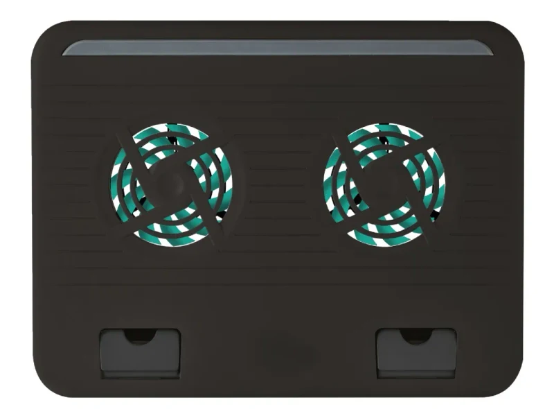 Trust  Cyclone, Notebook Cooling Pad up to 16”, 2 silent cooling fans, 8 step height-adjustable, Black 2