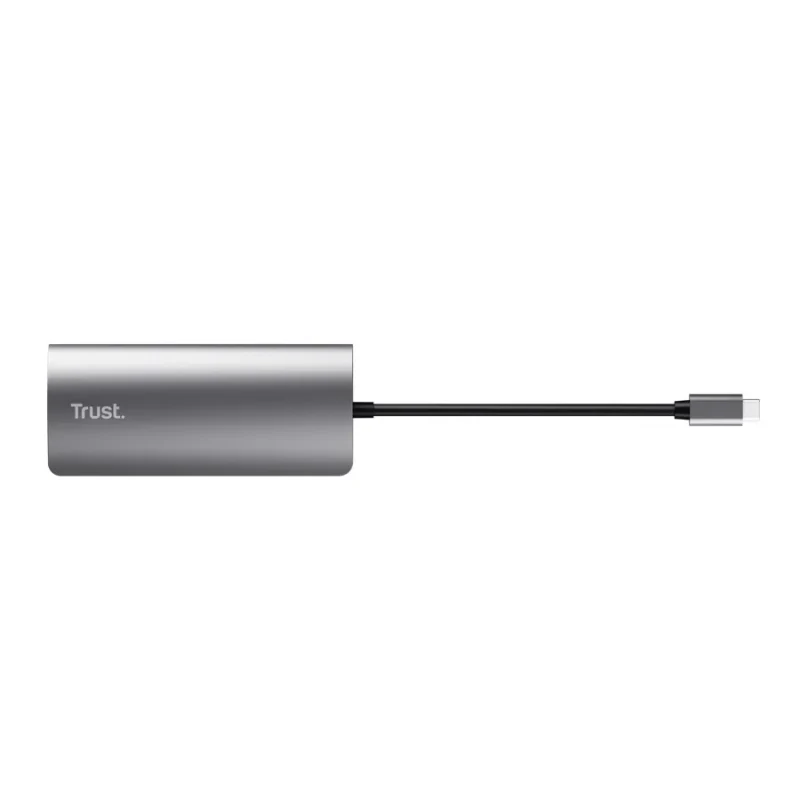 Adaptor Multiport Trust Dalyx/ USB-C/ 1xUSB-C/ 2xUSB-A/ HDMI/ RJ45/ SD/ microSD 4