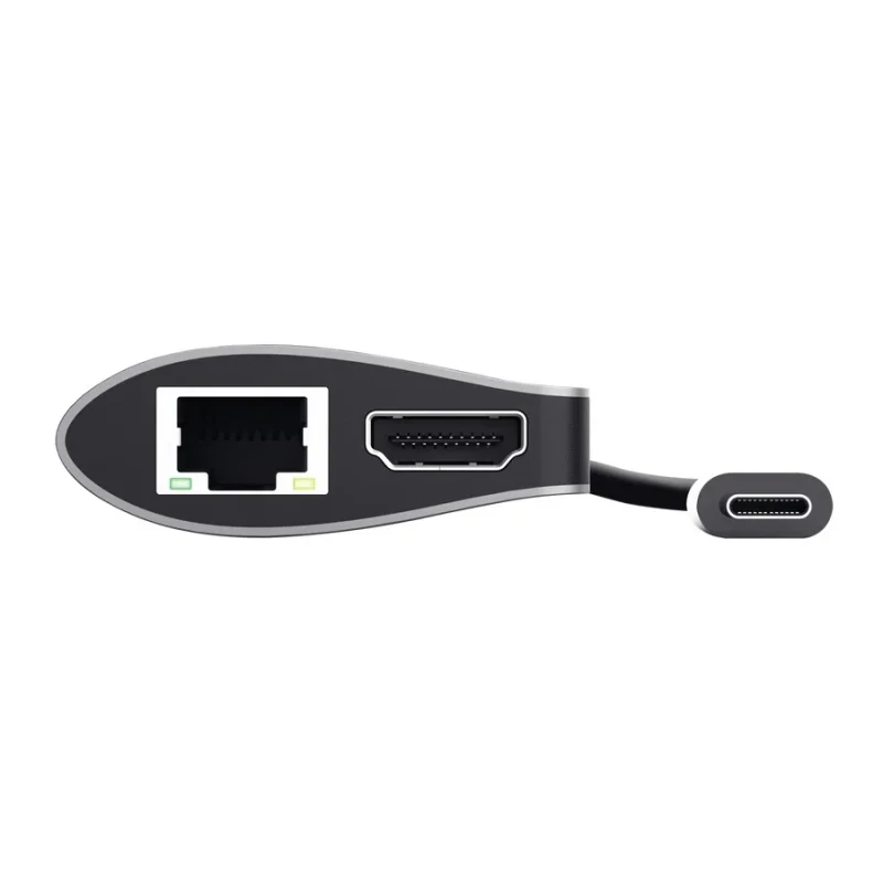 Adaptor Multiport Trust Dalyx/ USB-C/ 1xUSB-C/ 2xUSB-A/ HDMI/ RJ45/ SD/ microSD 5