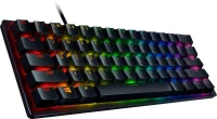 RAZER Huntsman Mini Gaming Keyboard, 60% Form Factor, Clicky Optical Switch - Red, Doubleshot PBT Keycaps With Side-Printed Secondary Functions-  RU Layout 2