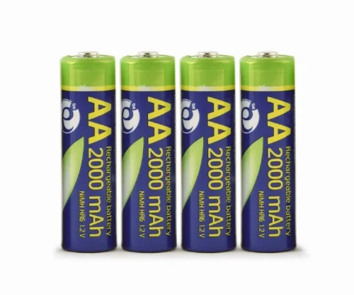 EnerGenie EG-BA-AA20R4-01 Ni-MH rechargeable AA batteries, 2000mAh, 4pcs blister pack
