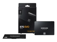 2.5” SSD 1.0TB  Samsung SSD 870 EVO, SATAIII, Sequential Reads: 560 MB/s, Sequential Writes: 530 MB/s, Max Random 4k: Read: 98,000 IOPS / Write: 88,000 IOPS, Thickness - 7mm, 1GB LPDDR4 Cache, Samsung MKX controller, V-NAND 3bit MLC 3