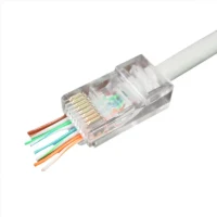 RJ45 Modular Plug LC-PTU-01/50, Universal pass-through modular UTP plug 8P8C, 50 pcs/bag 2
