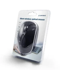 Gembird MUSW-4BSC-01, Silent Wireless Optical mouse, 2.4GHz, 4-button, 800 - 1600dpi, Type-C receiver, Black 3