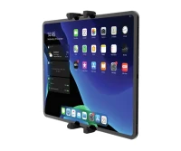 Car Holder  Trust Rheno, Universal car holder for phones and tablets to attach to your headrest, Adjustable fixing clamp firmly holds most phones and tablets (115-228mm wide) 4