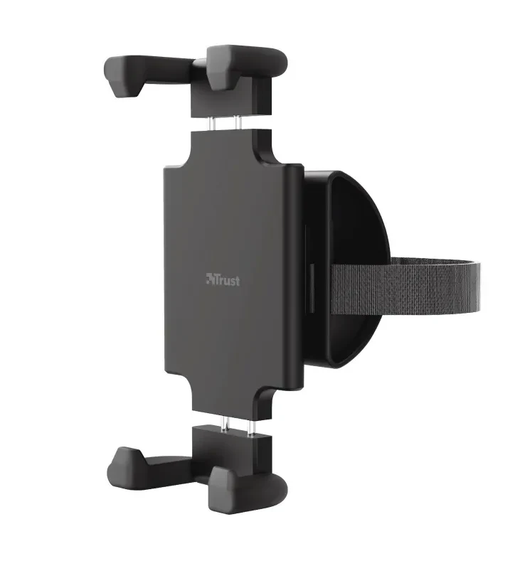 Car Holder  Trust Rheno, Universal car holder for phones and tablets to attach to your headrest, Adjustable fixing clamp firmly holds most phones and tablets (115-228mm wide) 5