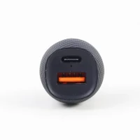 USB Car Charger - TA-U2QC3-CAR-02, 2-port USB car fast charger, Type-C PD, 18 W, black 2
