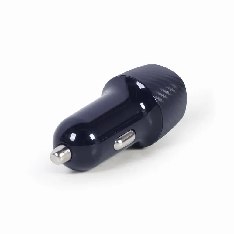 USB Car Charger - TA-U2QC3-CAR-02, 2-port USB car fast charger, Type-C PD, 18 W, black 3