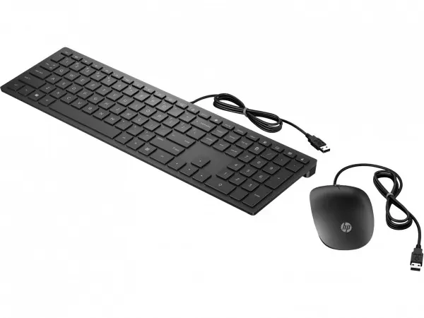 Tastatura si mouse HP Pavilion 400, Black 2