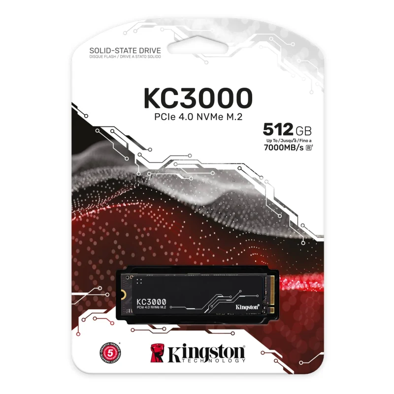 M.2 NVMe SSD Kingston KC3000 512GB (SKC3000S/512G) 3