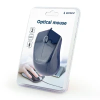 Gembird MUS-3B-02, Optical Mouse, 3-button, 1000dpi, USB, 1.35m cable, Black 4