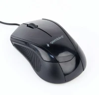 Gembird MUS-3B-02, Optical Mouse, 3-button, 1000dpi, USB, 1.35m cable, Black