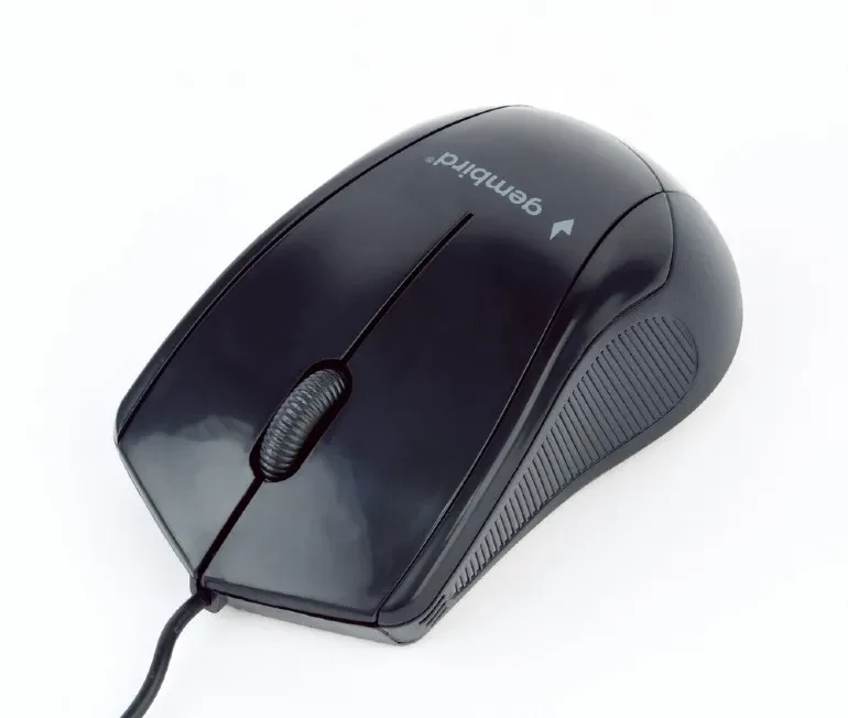 Gembird MUS-3B-02, Optical Mouse, 3-button, 1000dpi, USB, 1.35m cable, Black 3