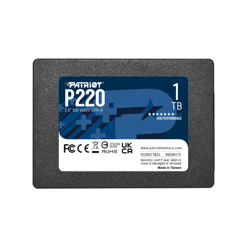 2,5” SSD Patriot P220 1.0TB