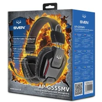Casti Gaming SVEN AP-G555MV, Black-Red 7
