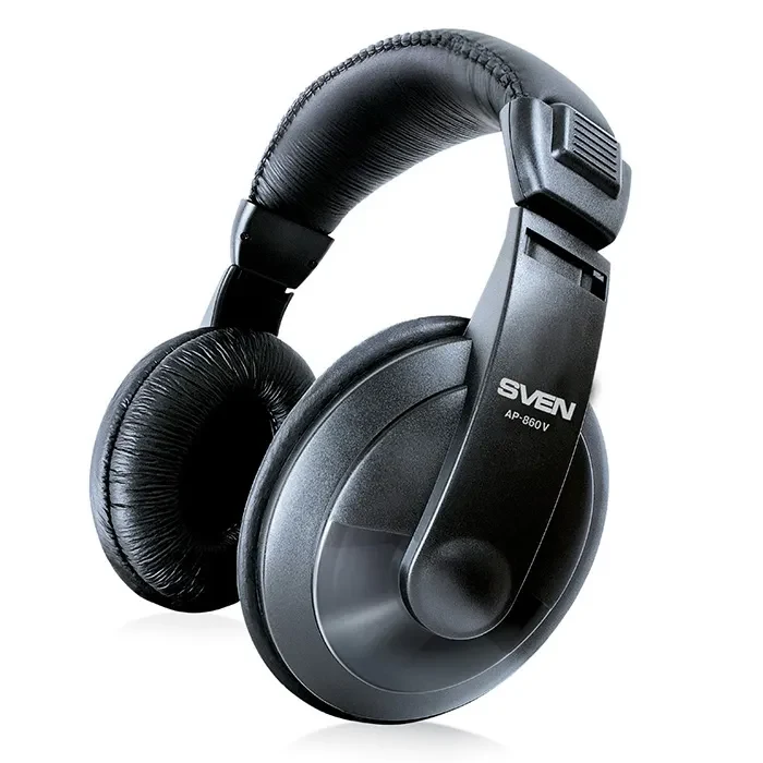 SVEN AP-860V, Stereo headphones with the volume control,  3.5 mm (3 pin) stereo mini-jack, 2.5 m, Black 2