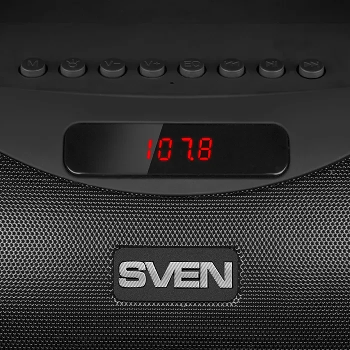 Boxa portabila SVEN PS-425 Black / 12W / Bluetooth / FM tuner / USB / microSD 6
