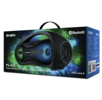 Boxa portabila SVEN PS-425 Black / 12W / Bluetooth / FM tuner / USB / microSD 7