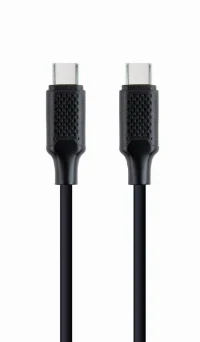 Cable Type-C to Type-C - 1.5 m - Cablexpert CC-USB2-CMCM100-1.5M, 100 W Type-C Power Delivery (PD) charging & data cable, 1.5 m,  Black