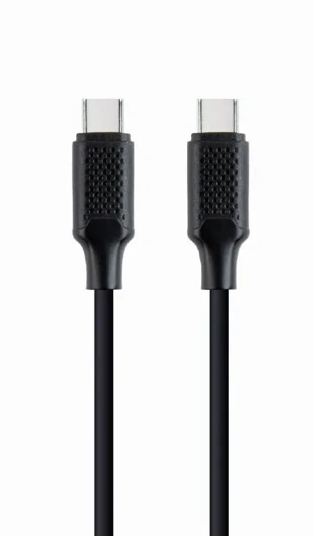 Cable Type-C to Type-C - 1.5 m - Cablexpert CC-USB2-CMCM100-1.5M, 100 W Type-C Power Delivery (PD) charging & data cable, 1.5 m,  Black