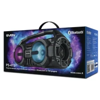Boxa portabila SVEN PS-415 Black / 12W / Bluetooth / FM tuner / USB / microSD 10
