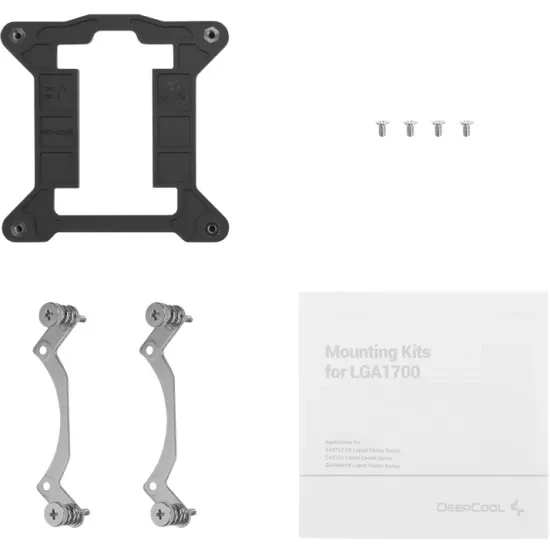 DEEPCOOL LGA1700 Mounting Bracket Kit ”EM172-MKNNIN-G-1”, CASTLE/GAMMAXX Liquid Coolers 2