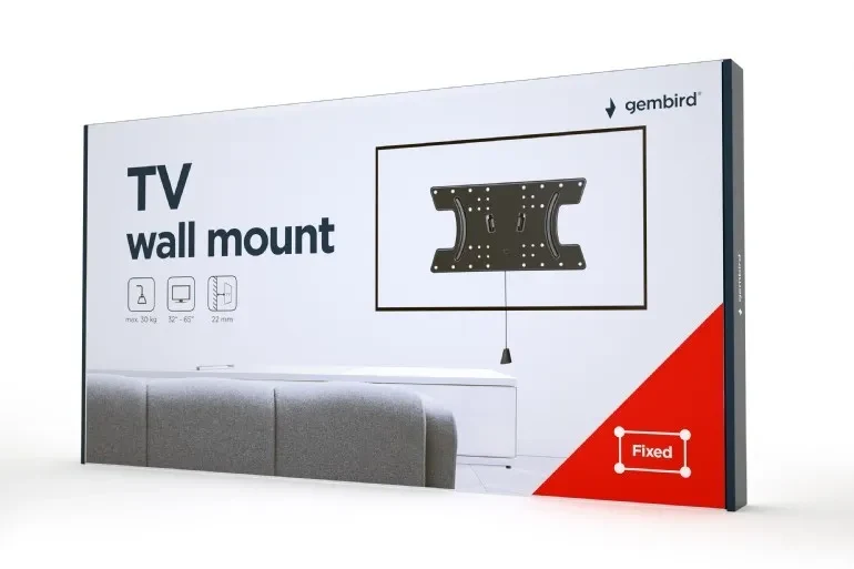 Suport de perete pentru televizor 32-65”, Gembird ”WM-65F-03” 7