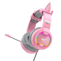 Gaming Headsets Havit H2233d, Wired Analog, Pink