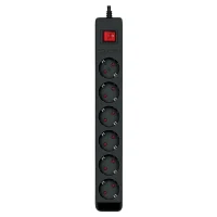 Surge Protector SVEN Optima, 6 Sockets with children protection, 5m, Black 7