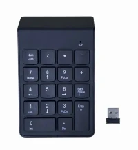 Wireless Keypad Gembird KPD-W-02 / 18 keys / USB / Black