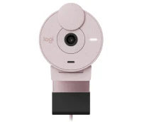 Camera Web Logitech Brio 300 / 1080p / auto light correction / noise-reducing mic / USB-C / Rose 4