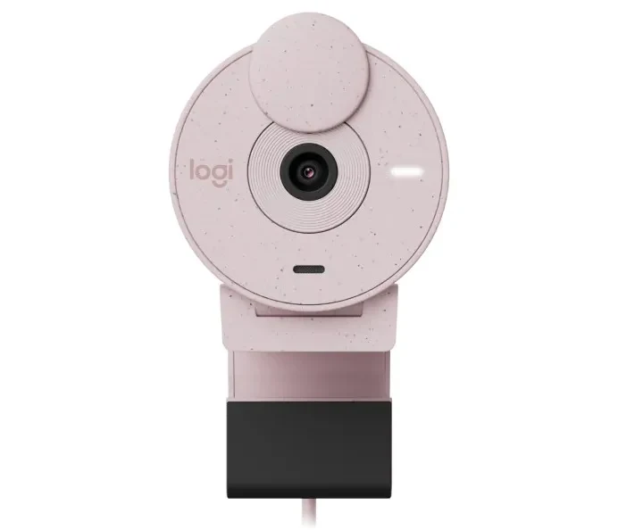 Camera Web Logitech Brio 300 / 1080p / auto light correction / noise-reducing mic / USB-C / Rose 4