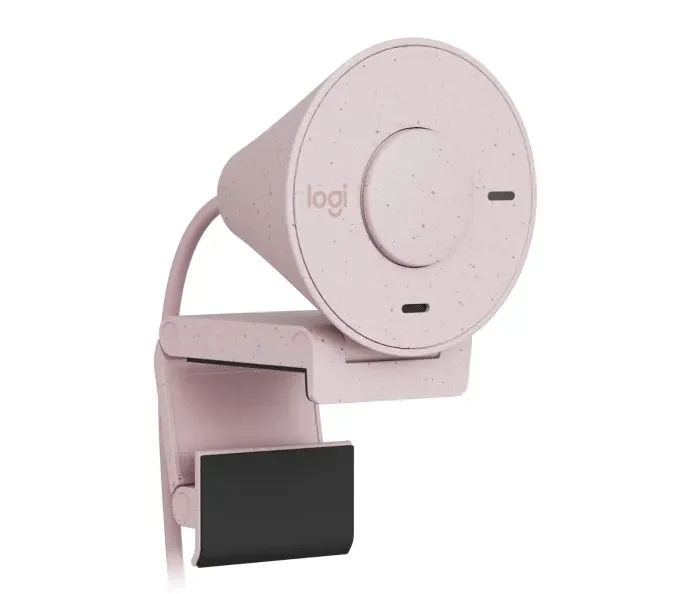 Camera Web Logitech Brio 300 / 1080p / auto light correction / noise-reducing mic / USB-C / Rose 2