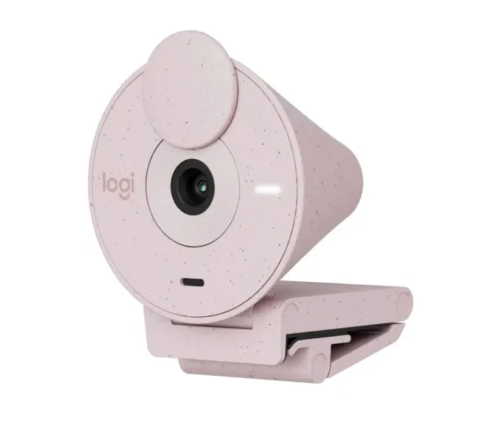 Camera Web Logitech Brio 300 / 1080p / auto light correction / noise-reducing mic / USB-C / Rose 3