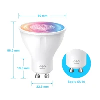 Bec LED Wi-Fi Smart TP-LINK Tapo L630 / 16Mln Multicolor / GU10 / 2200-6500K 2