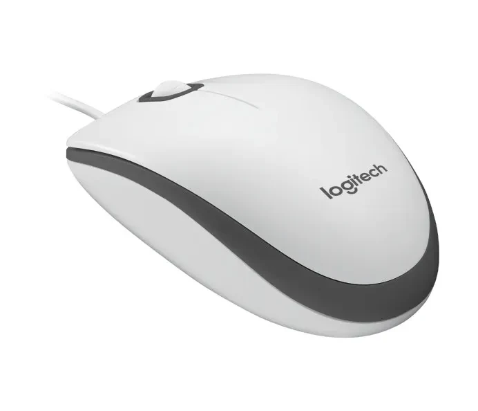 Mouse Optic Logitech M100, White 2